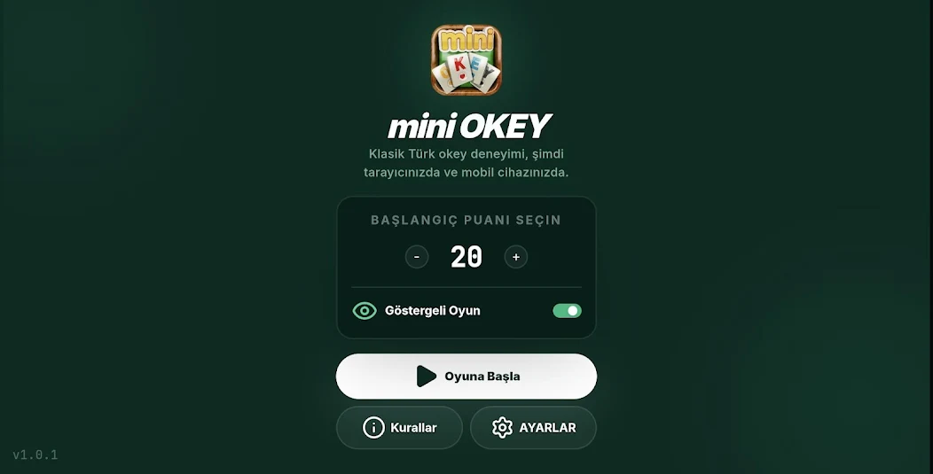 mini OKEY & 101 – Offline screenshot 1
