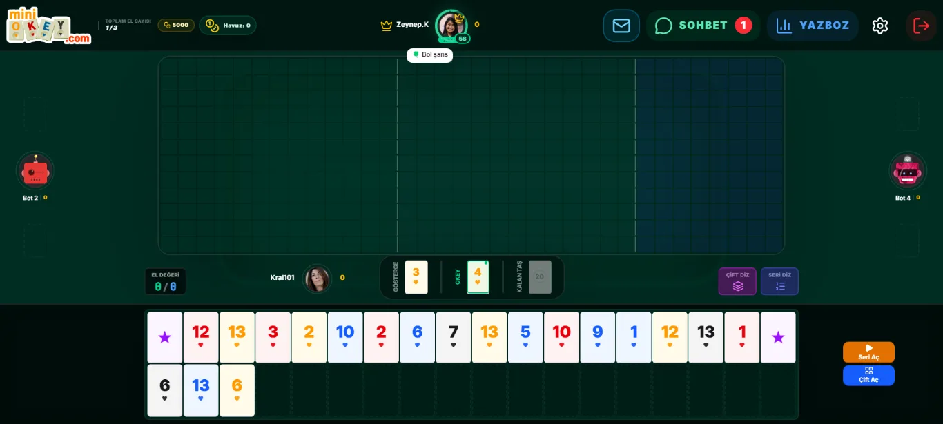 Telefonda, tablette, tarayıcıda